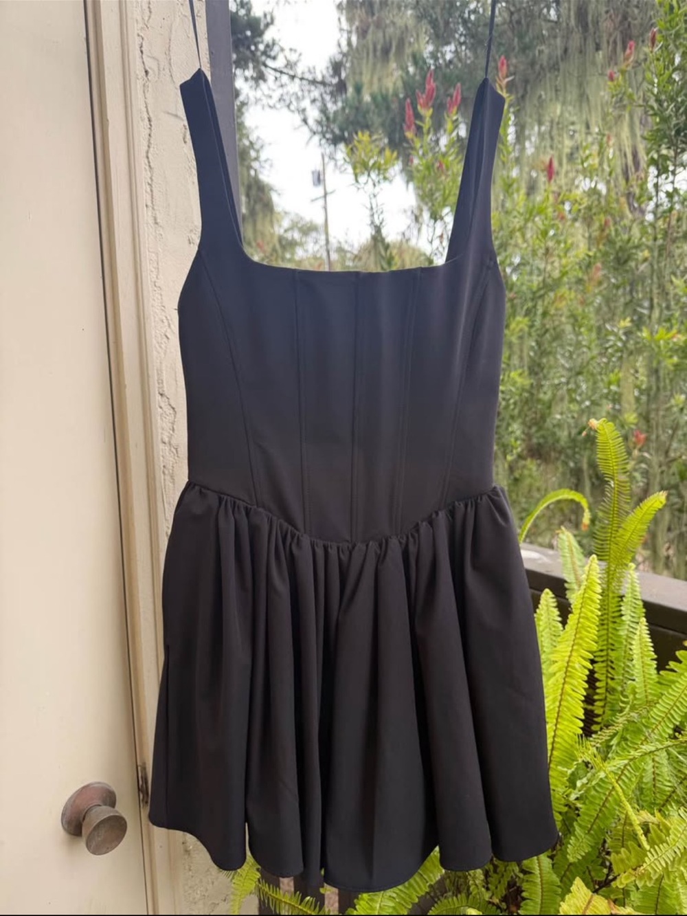 Classic Black Sleeveless Fit-and-Flare Dress